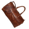 Leather Brown Duffle Bag - Image 4