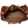 Leather Brown Duffle Bag - Image 5